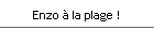Enzo � la plage !