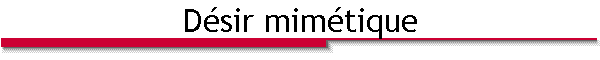 D�sir mim�tique