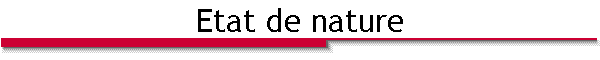 Etat de nature