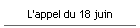 L'appel du 18 juin