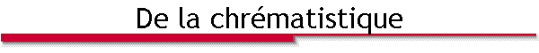 De la chr�matistique
