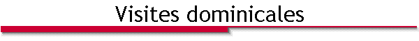Visites dominicales